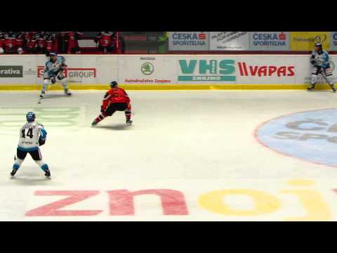 EBEL 1.kolo Orli Znojmo - Linz - 11. 9. 2015 - znojemská hra v oslabení