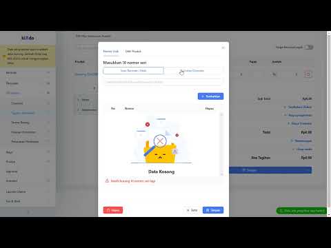 Fitur Nomor Seri Produk Kini Hadir di Kledo!