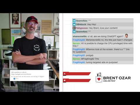 Office Hours: Ask Me Anything About SQL Server