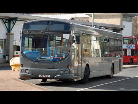 Cover run + New aquisation: A Line Coaches 257 (SK07CGF) Volvo B7RLE/Wright Eclipse Urban