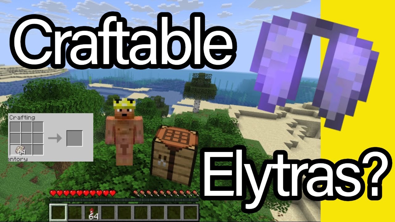 How to Craft Elytras in Minecraft!