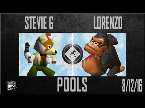 SSC 2016 Pools - Stevie G (Fox) Vs. Lorenzo (Donkey Kong) Super Smash Bros - SSB64