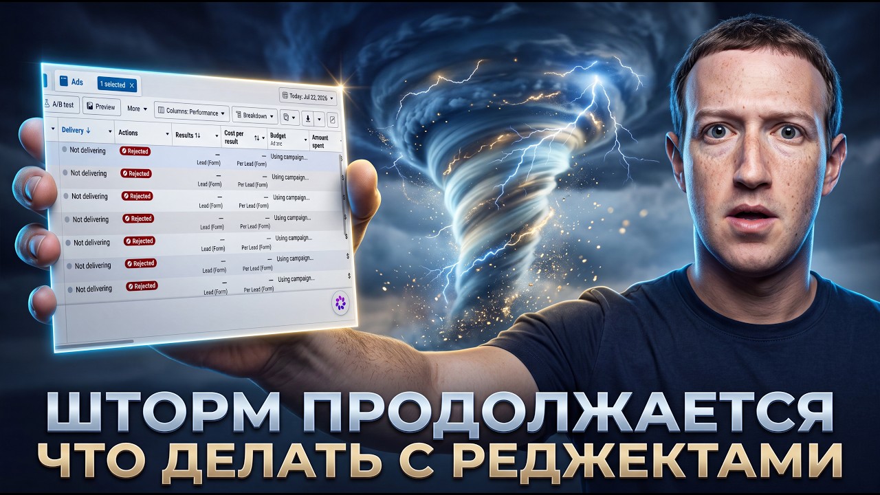 Как перестать получать реджекты после шторма в Facebook ? | Что делать с видео и с?