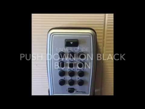 How to open Master Lock Box (Key Holder)