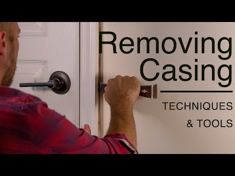 How To Remove Wood Trim | Beginner
