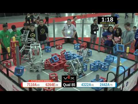 2015 VRC Sci Q85 - 7110A 6264E vs 4322A 2442A - 62 to 20 - VEX Worlds 2015 - Science Division