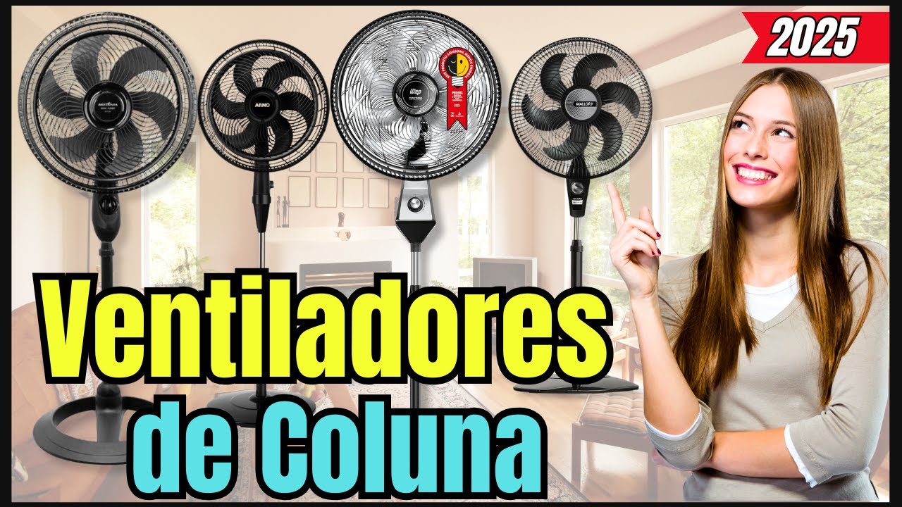 TOP 4 MELHOR VENTILADOR de COLUNA! Guia COMPLETO e ATUALIZADO