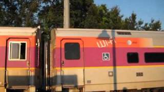 preview picture of video 'TNT314159 on MBTA Train at North Billerica'