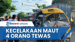 Kecelakaan Maut Minibus Ponpes vs Trailer di Kediri Tewaskan 4 Orang Wisatawan, Sopir Truk Kabur