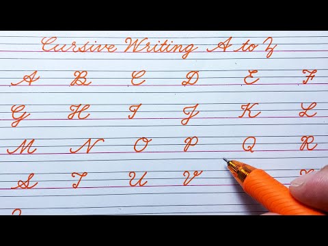 Cursive writing a to z | Cursive letters abcd | Cursive letters abcd | Cursive handwriting practice