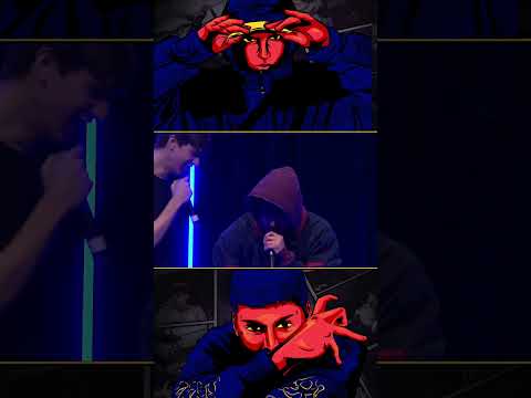 W1zrd vs Nait por octavos de final de #leyendasdelfree #shorts #freestylerap