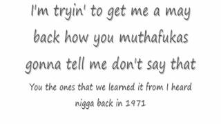 ★★★★★ Ice  Cube - Gangsta Rap Made Me Do It  (Lyrics) ★★★★★