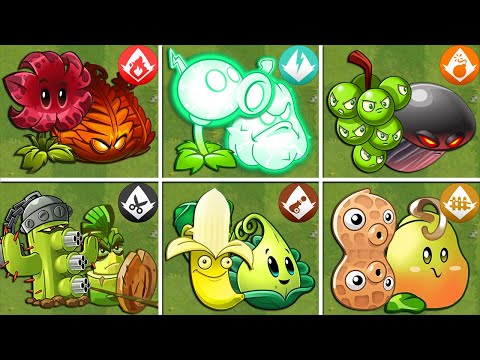 Random 6 Team Plants Max Level Attack PvZ 2 Final Bosses Fight! - Which Team Plant Will Win? - PVZ 2