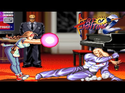 Art of Fighting 2 - RomHack - Yuri - Longplay #aof2 #artoffighting2 #romhack
