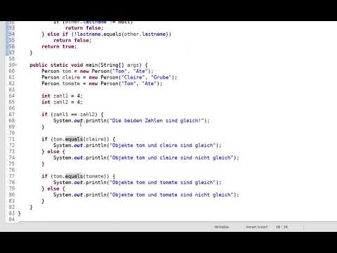 Die equals()-Methode in Java