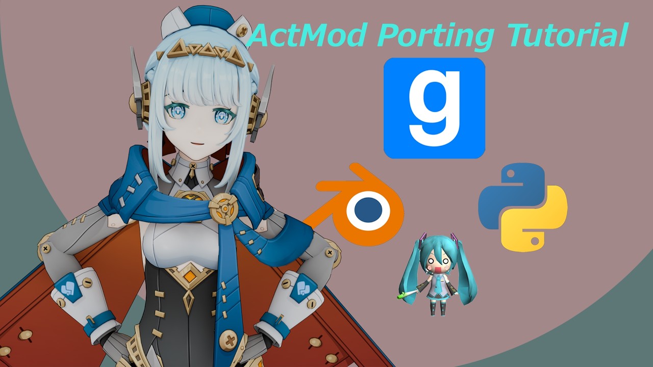 [Gmod Tutorial] Modding Tutorial: How to Import MMD Dance Motions to ActMod in Garry's Mod