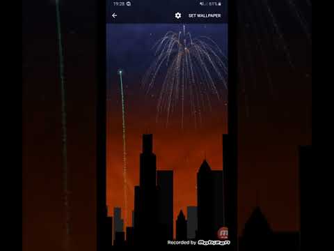 Fireworks Live Wallpaper Video