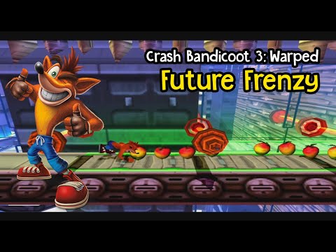 Crash Bandicoot 3 Warped PSX PS1 #19 Future Frenzy HD