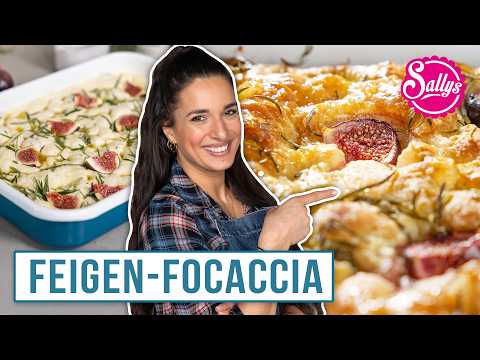 Super fluffige Focaccia mit Feigen / soft und knusprig😋 / Fig Focaccia / Sallys Welt