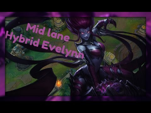 Hybrid Mid lane Evelynn | 1v3 triple | yommus+phantom | lucky 120% | League of legends