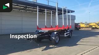 New Euromix 2A-CAT UNUSED Wood Holztransport timber trailer | Image 4 - Autoline