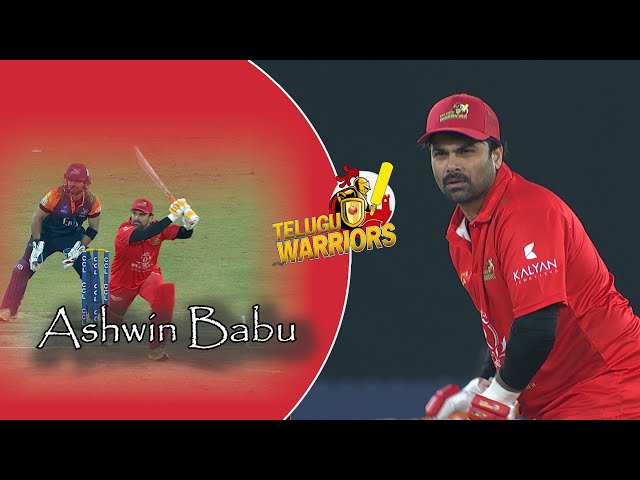 Thaman Celebrating Ashwin Babu’s Shots from the Non-Striker’s End Telugu Warriors | Highlights