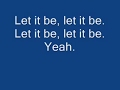 Let It Be Beatles-With Lyrics 