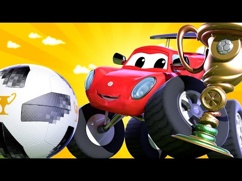 Monster Town - Der Monster Town Pokal ist verschwunden - Lastwagen Zeichentrickfilme für Kinder 🚓 🚒