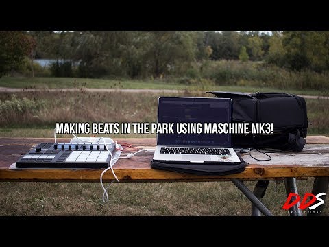 Making Beats In The Park Using Maschine Mk3