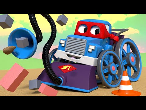 Crtići sa kamionima za djecu Usisavač - Super Kamion Carl u Auto Gradu 🚚 ⍟ Crtići sa autima