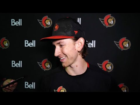 Josh Norris, Brady Tkachuk, and Jake Sanderson Pregame Availability - Oct 13, 2022