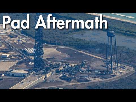 A Closer Look At The Damage To New Glenn's Launch Pad