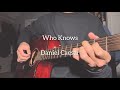 Who Knows Daniel Caesar Cover
