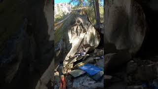 Video thumbnail of Orange Fever, V10. Yosemite Valley