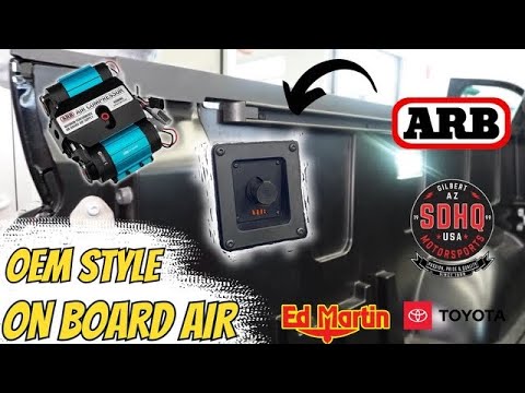 3rd Gen Tundra ARB Twin Air Compressor. OEM-style In-Bed Mount