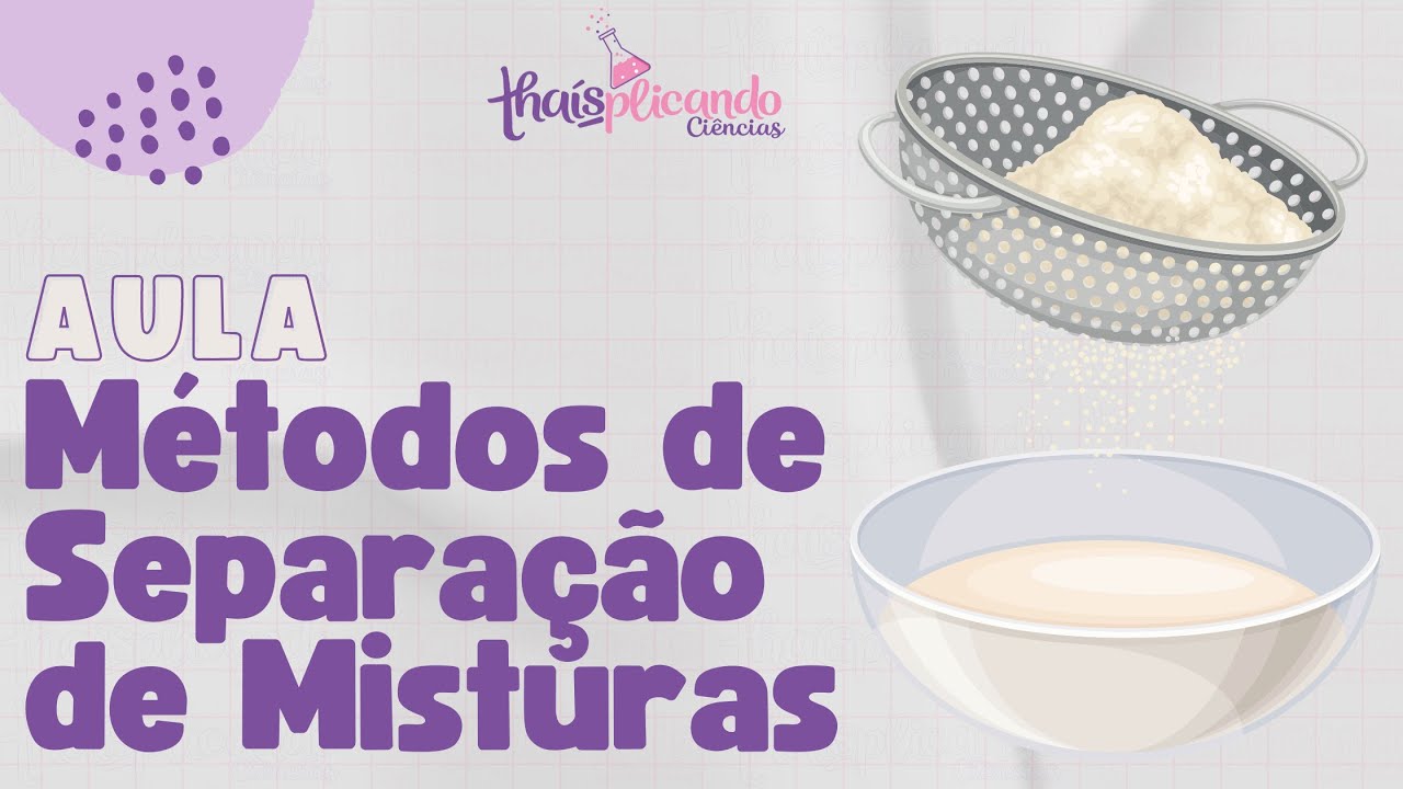 Aula: Métodos de Separação de Misturas - 6ºano