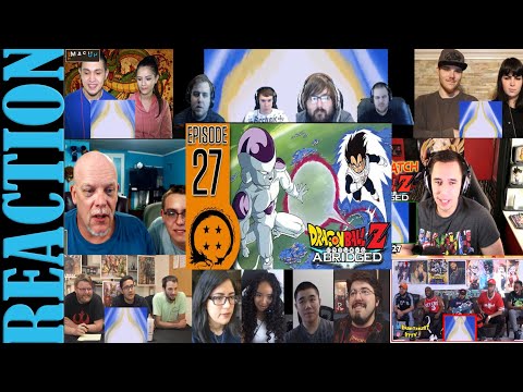 DragonBall Z Abridged: Episode 27 - TeamFourStar (TFS) REACTIONS MASHUP
