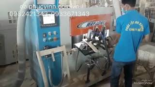 Máy làm mộng dương CNC - máy đánh mộng dương 2 bàn CNC Waylong