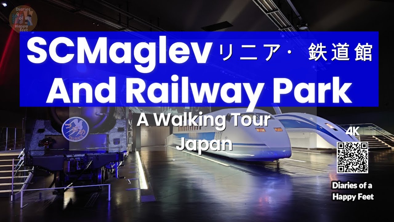 Embark on a walking tour through SCMAGLEV and Railway Park.