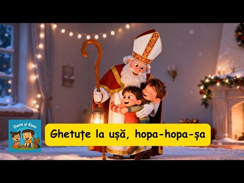 Ghetuțe la ușă, hopa-hopa-șa | Cântec de Crăciun pentru copii | Dami și Kimi