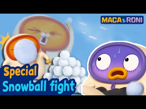 [MACA&RONI] ★Special★ Snowball Fight | Macaandroni Channel