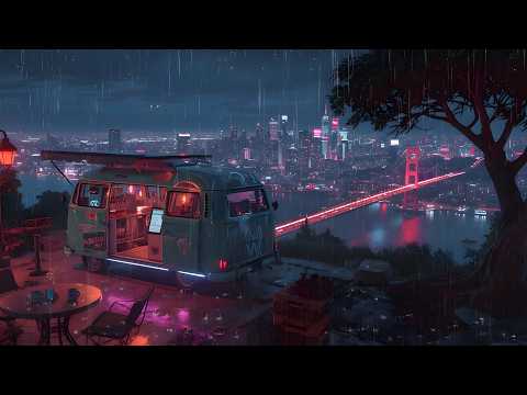 90's Rainy Night Vibes 🌧️ Chill Music Lofi Rain Hip Hop Beats for Relaxing & Studying