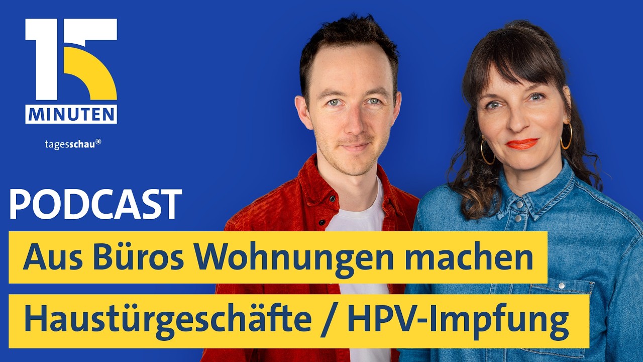 Wohnraummangel / Glasfaser-Verträge an der Haustür / HPV-Impfung | "15 Minuten"