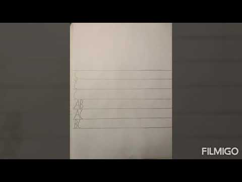 Grafomotorika - Pisanje slova C, Č i Ć