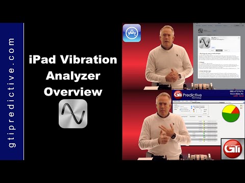 iPad Vibration Analyzer: Wireless Accelerometer, VibePro 7, and Web App by GTI Predictive Technology