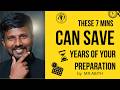 THESE 7 MINS CAN SAVE 1 2 YEARS OF YOUR PREPARATION PROPER STRATEGY MATTERS
