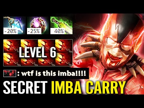 CANCER "LEVEL 6" DAGON + ShotGun EB Bloodseeker MID -45% CD Most Imba Hero Carry Build 7.27d Dota 2