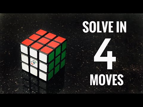How to Solve a Rubik’s Cube in 4 Moves