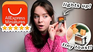 I bought top rated Ali Express Dollhouse Miniatures! Review & Unboxing