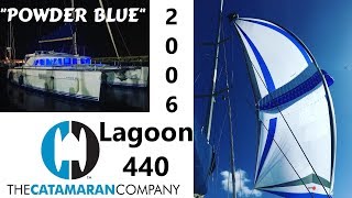 2006 Lagoon 440 catamaran for sale in Florida "Powder Blue"